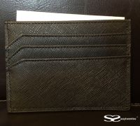 Genuine Saffiano Leather Minimalist Card Holders Wallet