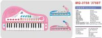 MQ3758 37 keys electronic keyboard with color pink/blue