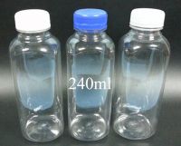 Food Grade Pet Plastic Round Juice Bottle Plastic Water Bottles 240ml 360ml Pet Juice Bottle