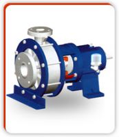 Centrifugal pump for corrosive acid slurry