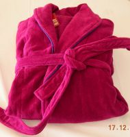 100ï¼ cotton terry bathrobe