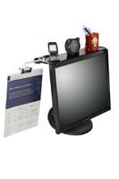 LCD Monitor shelf  with paper holder