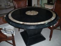 Marble table tops and bases