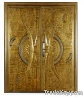Wholly-Aluminum-Cast Carving double door