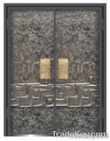 exterior aluminum door , carving door