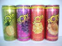 Floty Brand Float Type Juice With Real Fruit Pieces