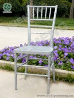 Silver Resin/Plastic Chiavari Chair