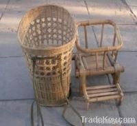 Front & back handmade baby basket