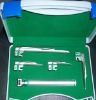 Fiber optic Laryngoscope miller set also LED Kit Pediatrico