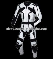 Leather motorbike suit