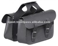 Leather Saddle Bag for motorbike & Horse