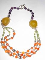 Gemstone necklace