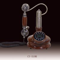 Wooden telephone with classical design