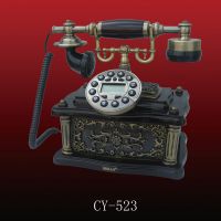 Craft telephone with antique design