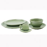 Plain Celadon dinnerware set 6 pcs/set