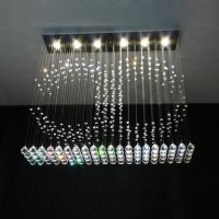 LED Modern Crystal Chandeliers Pendant Lightings for Restaurant 8027-6