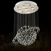 Made in China Globe Shape Crystal Chandelier LED Pendant Lamp 6005-5