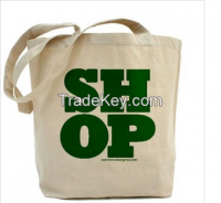 Printed cotton shopping bags