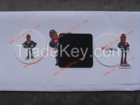 soft pvc coaster,rubber round mat,embosses 2D coaster,plastic puzzle mat