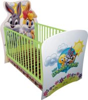 Baby Lola & Bugs Bunny cot