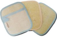 SQUARE GLOVE - LOOFAH BATH SPONGE (red, rose,blue colors available)