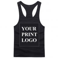 Men's printing logo tank top