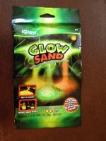 GLOW SAND NEW GLOW in the DARK NOVELTY TOY DISTRIBUTORS WANTED WORLDWIDE CREATES ITS OWN LIGHT ! NO UV BLACKLIGHT Needed. Glows for Hours.