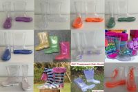 Transparent Kids Pvc Rain Boots, Children Transparent Rain Boot, Kid Transparent Boot, New Fashion Child Shoe, Popular Style Children Rain Boot, High Quality Shoes