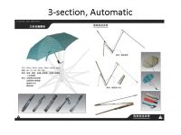 3 section automatic umbrella