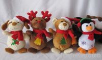 Christmas small stuffed  animal toys