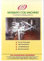 Mosquito coil making machines