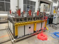 factory produced PVC skinning foam plate extrusion line