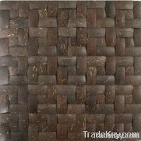 polished cocoshell mosaic wall panels JH-K01