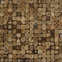 coconut mosaic floor