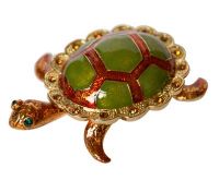 Tortoise-shaped jewelry box