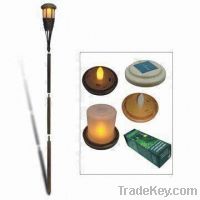 Solar Bamboo Torch, Solar Tiki Light