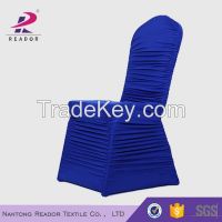 cheap spandex ruched chair cover for wedding