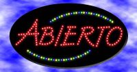 LED Abierto Sign