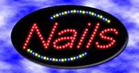 LED Nails Sign
