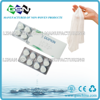 No Alcohol Magic Coin Tissue / Compressed Tablet Towels / Disposable Napkin / ConventientTissue in Alu Packs