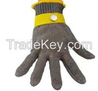 stainless steel braided glove