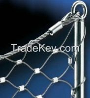 stainless steel wire rope ferruled mesh