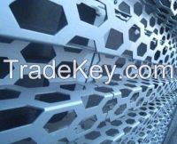Decorative perforated metal