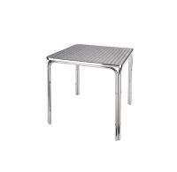 aluminium table