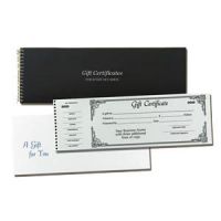 Single Gift Certificate Book