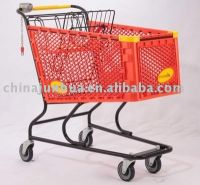 Plastic shopping cart