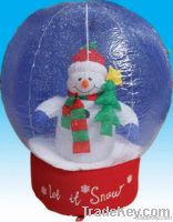 inflatable snowglobe