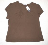 Ladies' 95% viscose 5% spandex knitted T-shirt, S/S.