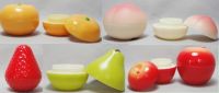 fruit shape cosmetic jars, cream jars