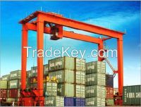 120 ton U type rail mounted gantry crane